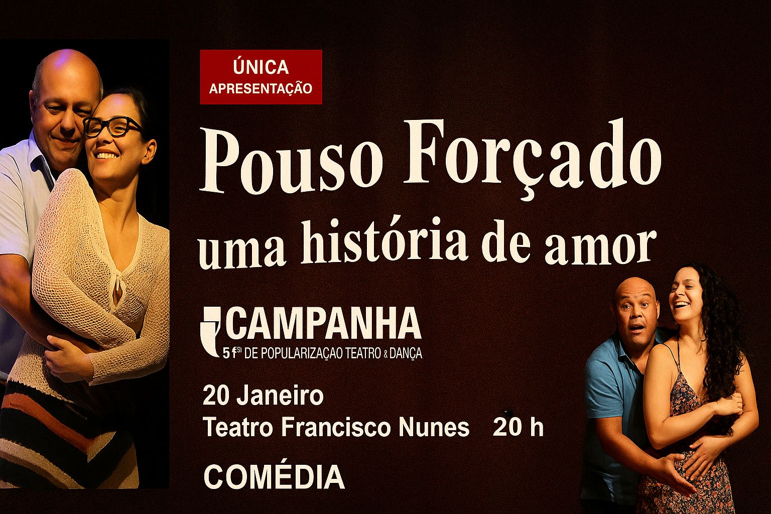 Espetáculo Pouso Forçado